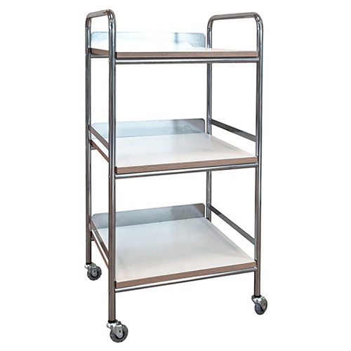 Assistentbord 40 x 40 cm, 3 Hyllor