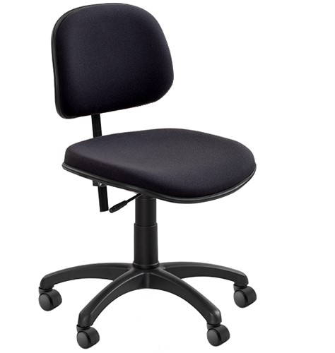 Arbetsstol med ryggstöd Svart Illusion