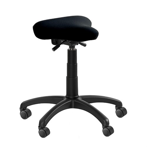 Sadelstol formad sits, Svart Illusion