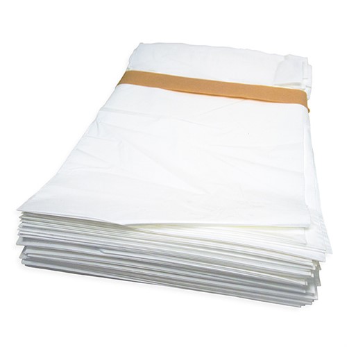 Plastpåsar med tejpkant, 100 st