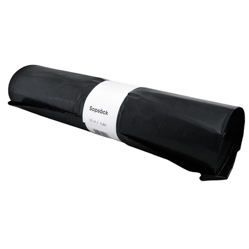 Avfallspåse 70 L Svart, 25 st