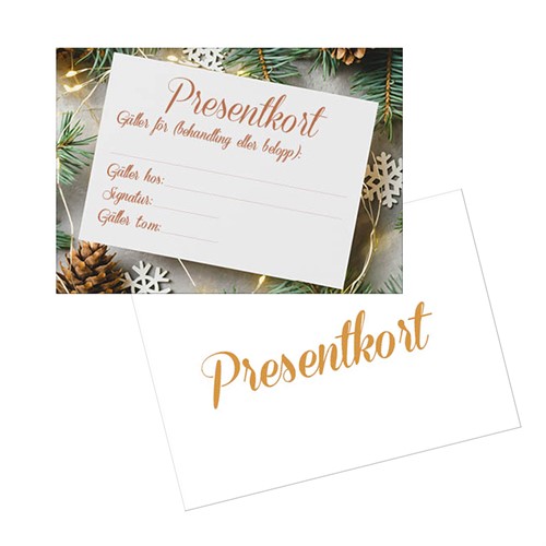 Presentkort Ljusslinga inkl. kuvert 10 st.