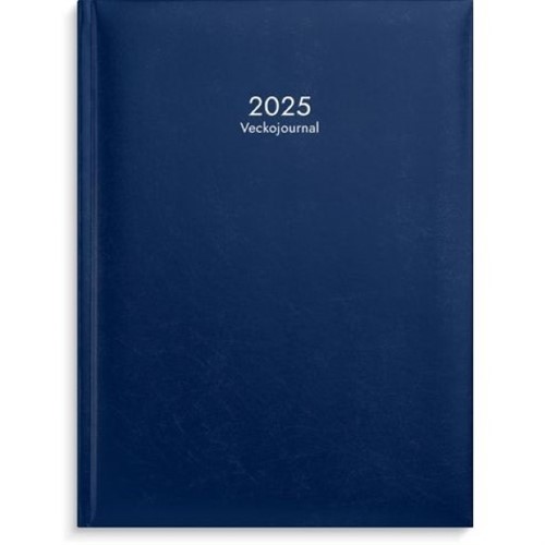 Veckojournal 2025 Blå