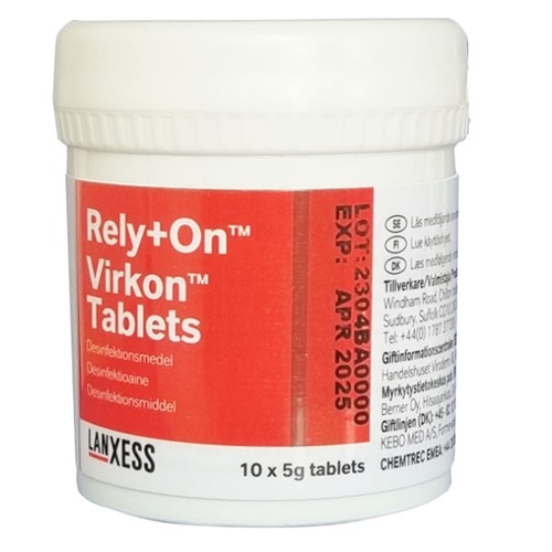 Virkon Tabletter Rely+On 10x5g