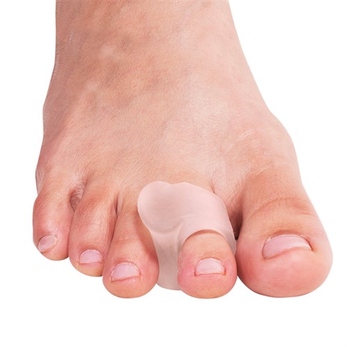 Tådelare H-form med ring gel S/M, 3 st