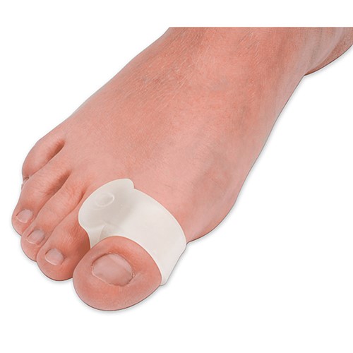 Tådelare H-form med ring gel L/XL, 3 st