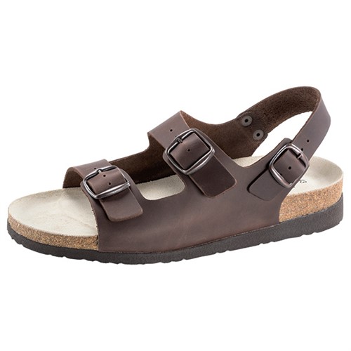 Herrsandal brun med hälrem