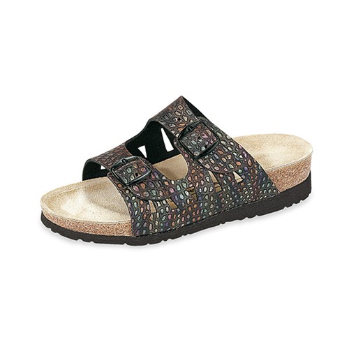 Ormskinn pantolett 2-rem