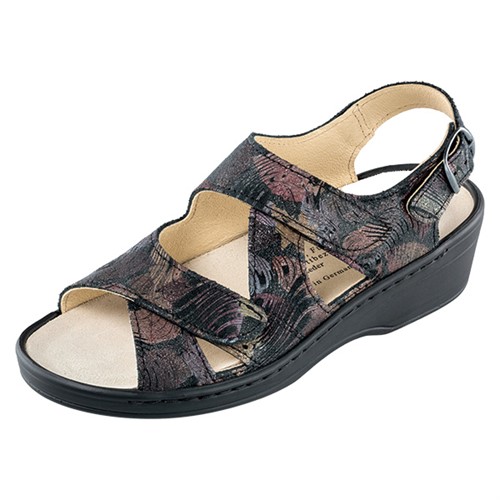 Sandal utbytbar sula löv svart Storlek 36